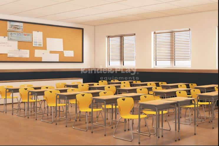 Image depicting class room furniture